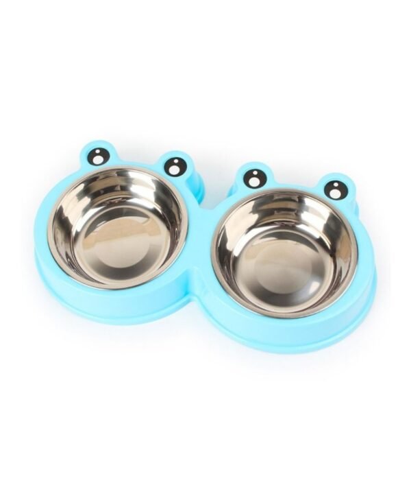 double steel bowl